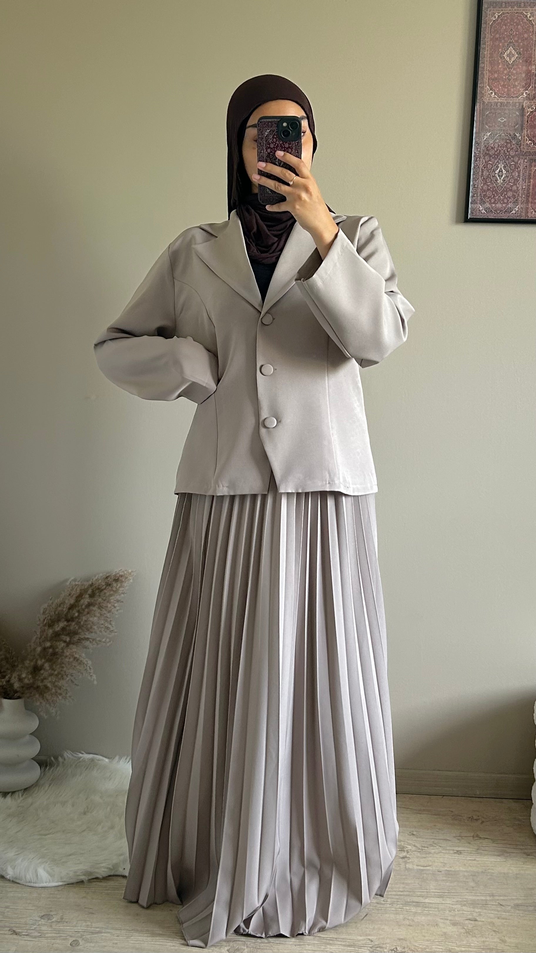 Ensemble blazer et jupe